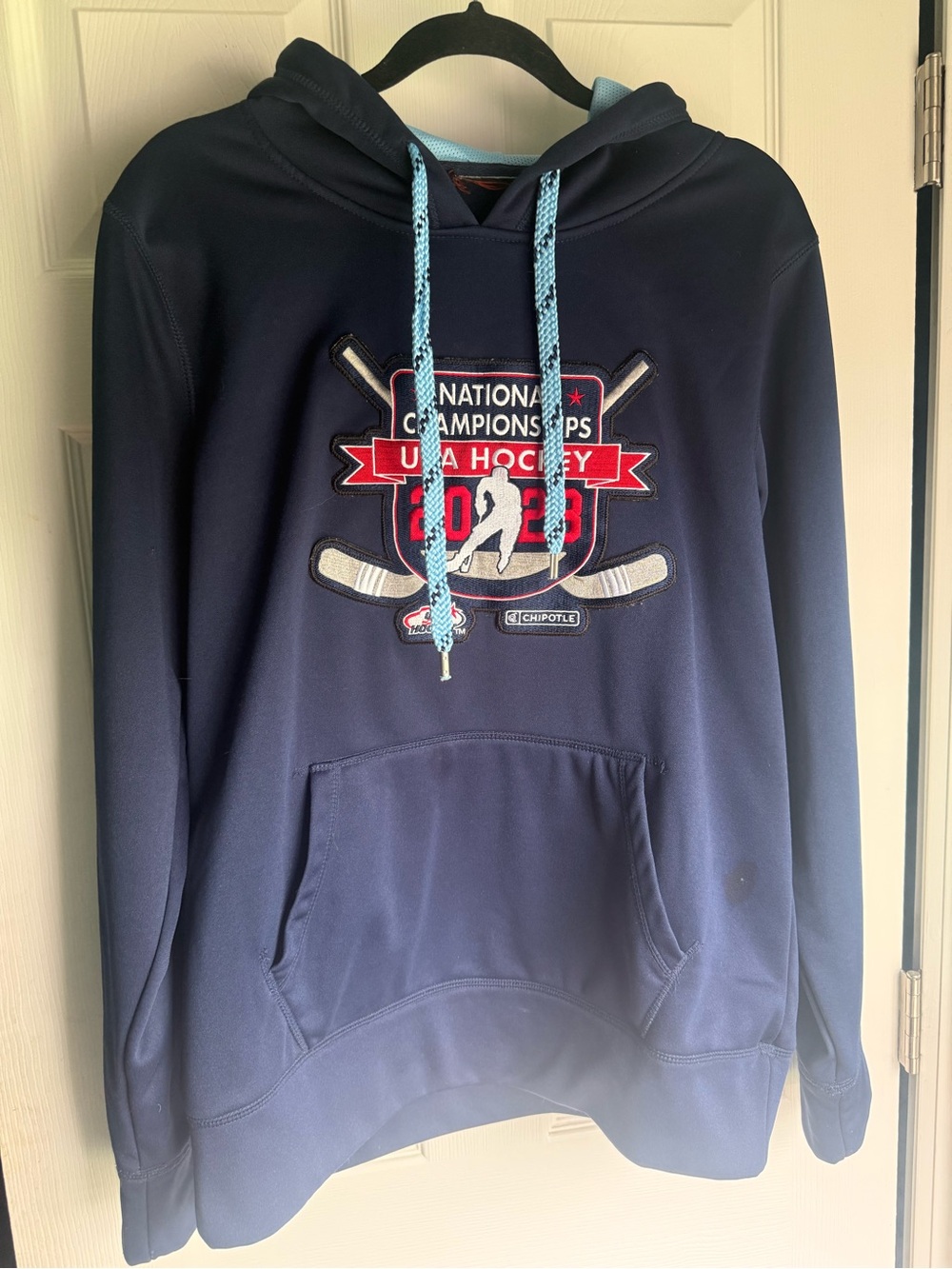USA Hockey National Champions Navy Pullover Hoodie